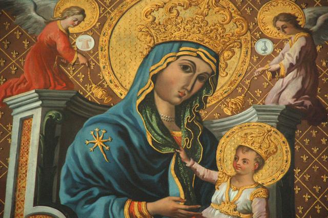 The altar of the Madonna of Montevergine